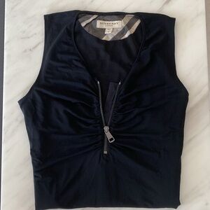 Burberry Black Sleeveless Top